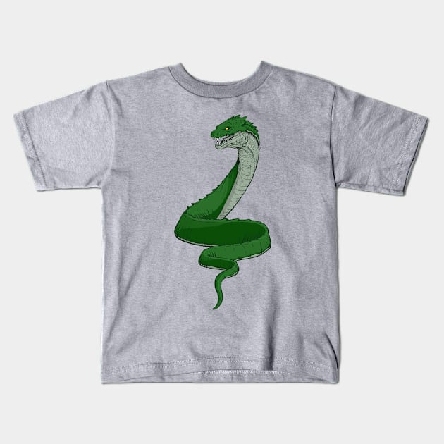 Basilisk Kids T-Shirt by AJIllustrates